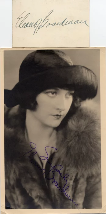 Eleanor Boardman autograph