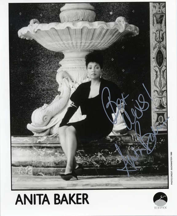 Anita Baker autograph