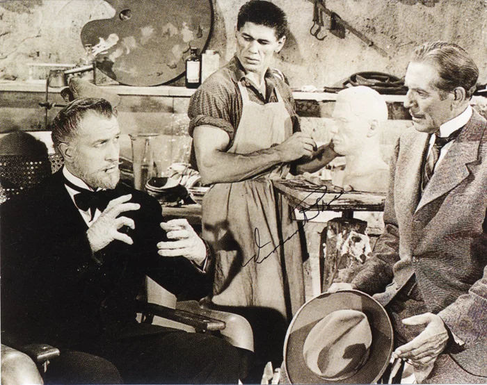 Vincent Price autograph