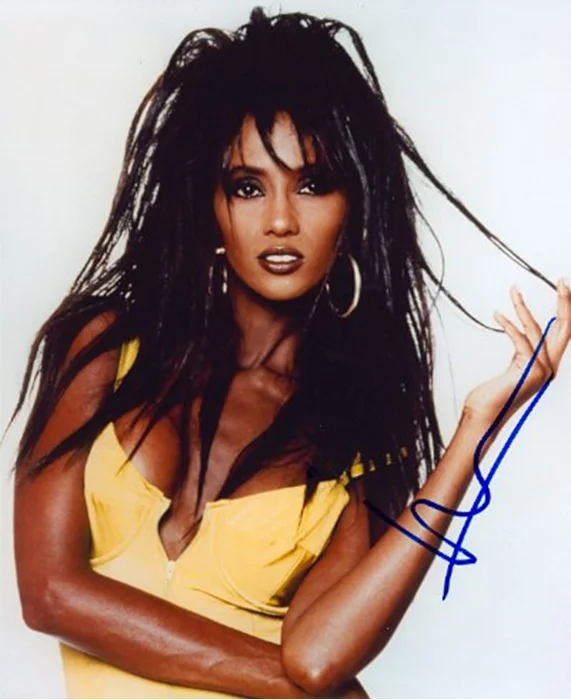 Iman autograph