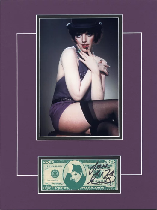 Liza Minnelli autograph