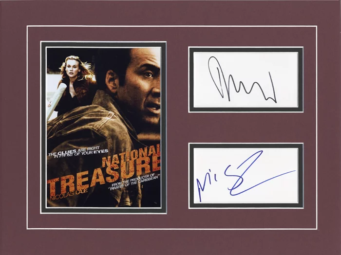 National Treasure autograph