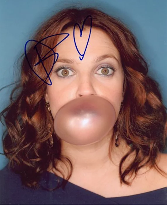 Drew Barrymore autograph