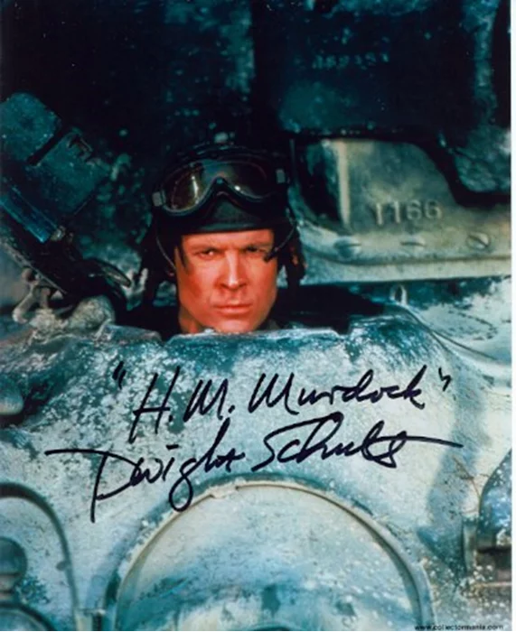 Dwight Schultz autograph