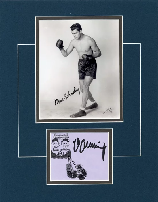 Max Schmeling autograph