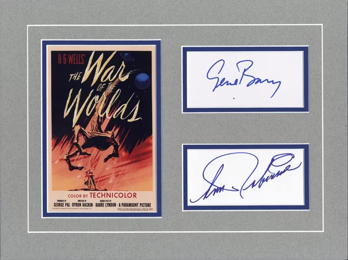 The War of the Worlds autograph