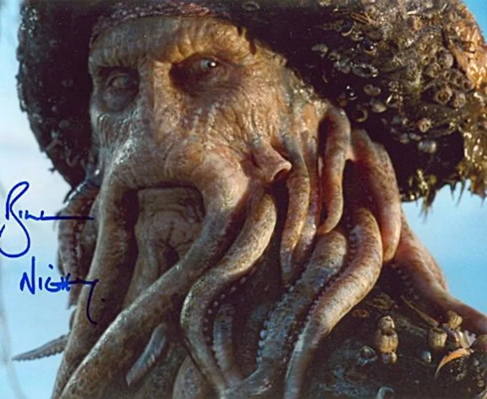 Bill Nighy autograph
