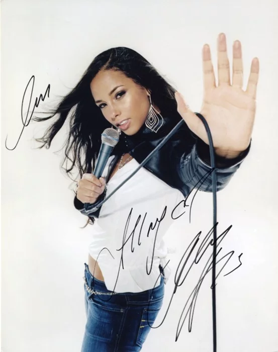 Alicia Keys autograph