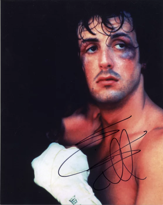 Sylvester Stallone autograph