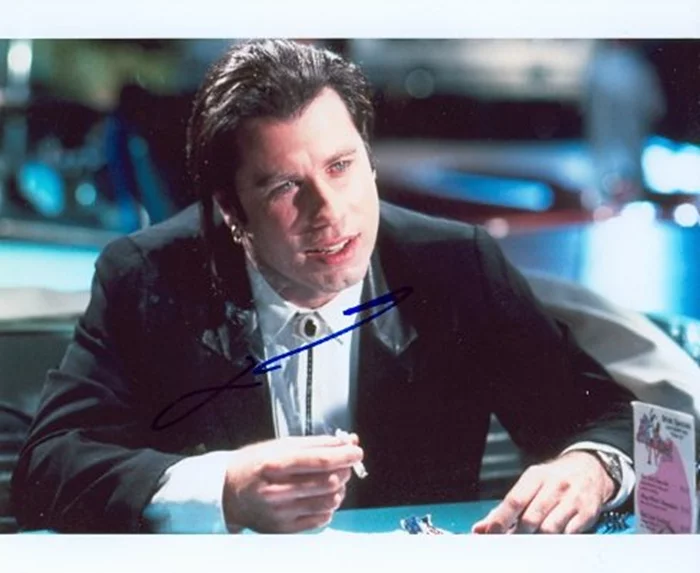 John Travolta autograph