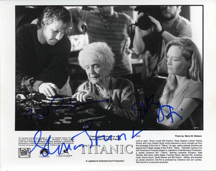 Titanic autograph