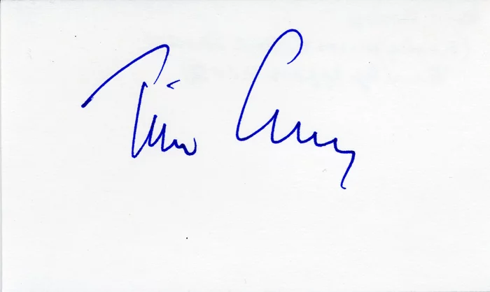 Tim Curry autograph