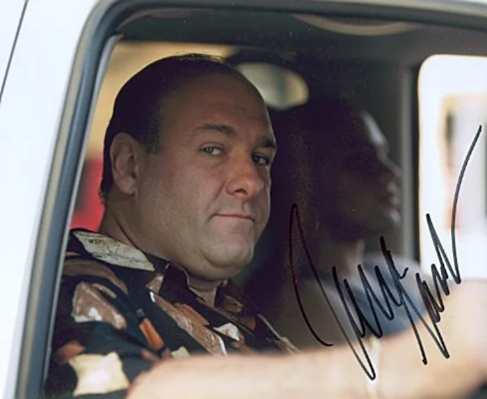 James Gandolfini autograph