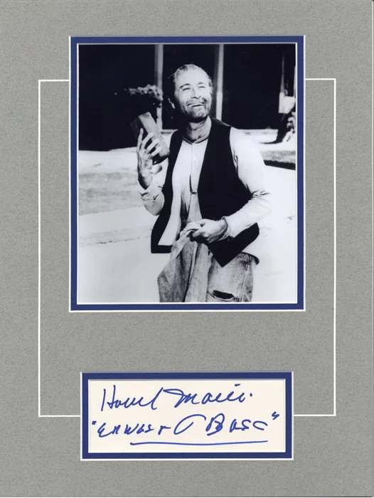 Howard Morris autograph