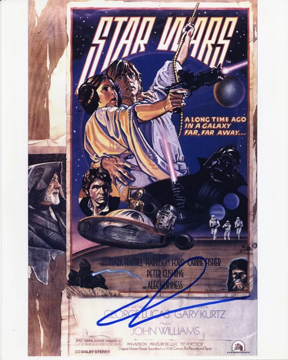 George Lucas autograph