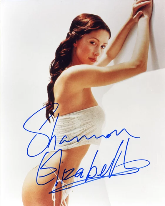 Shannon Elizabeth autograph