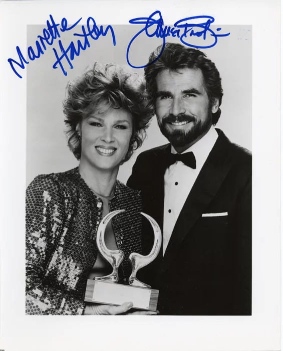 Mariette Hartley & James Brolin autograph