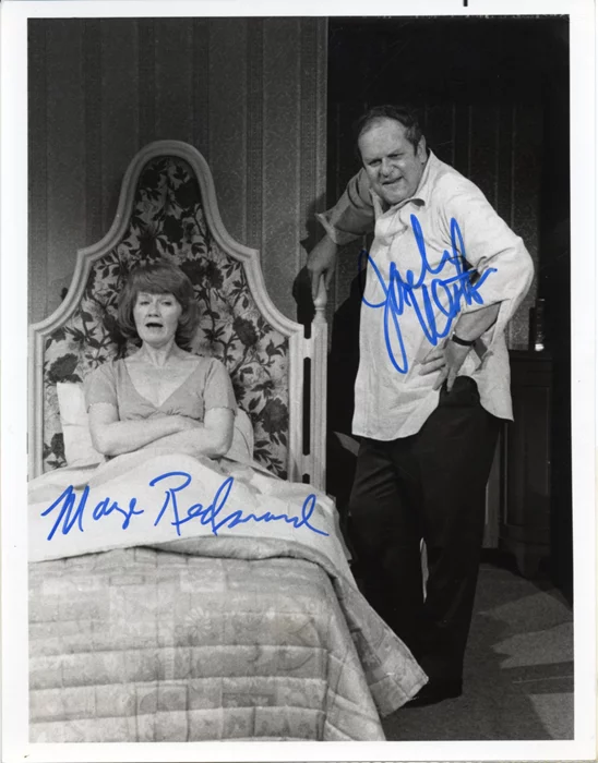 Jack Weston & Marge Redmond autograph