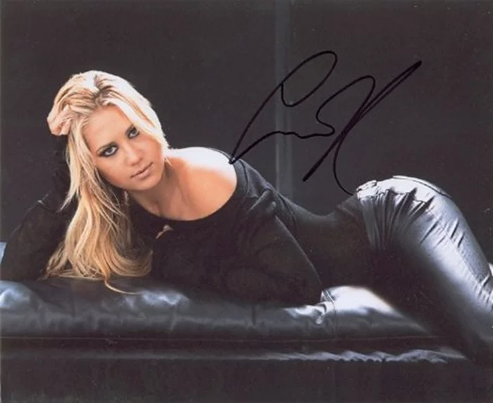 Anna Kournikova autograph