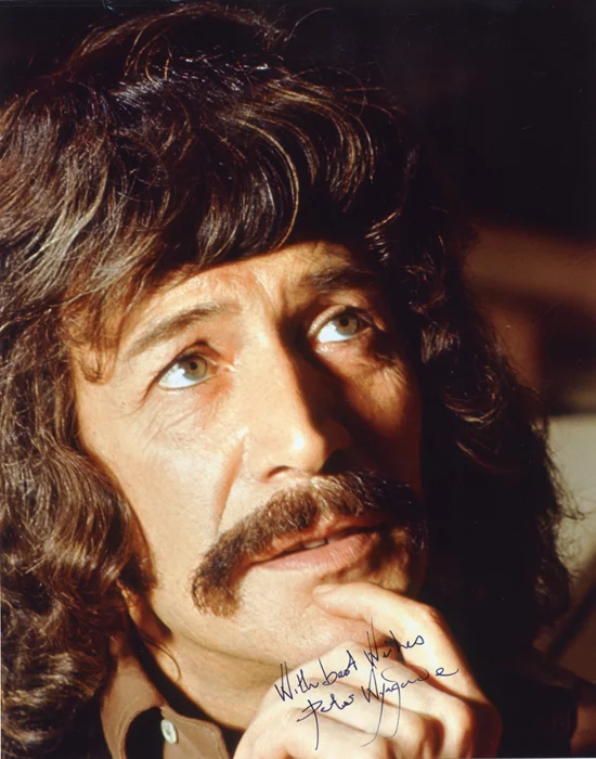 Peter Wyngarde autograph