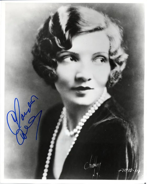 Claudette Colbert autograph