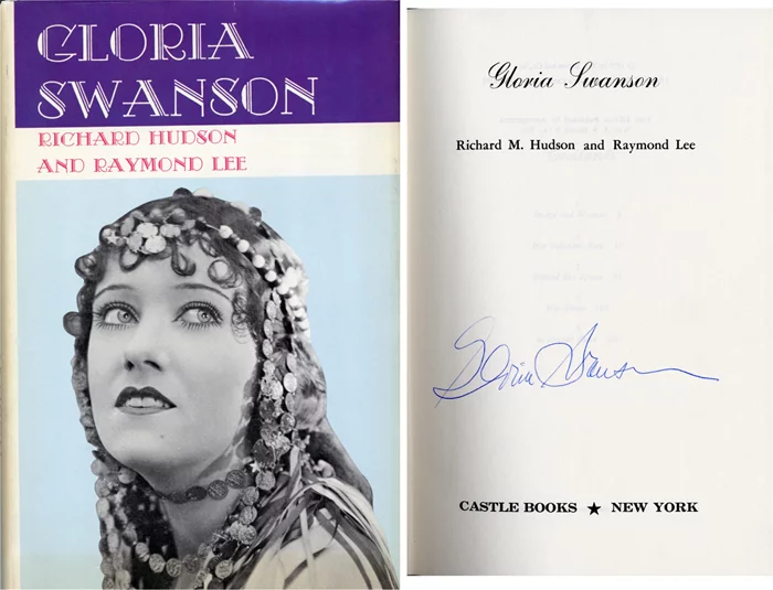Gloria Swanson autograph