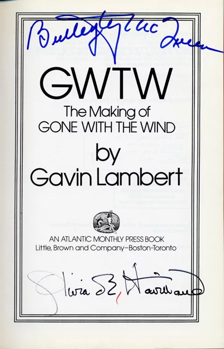 Gone With The Wind autograph