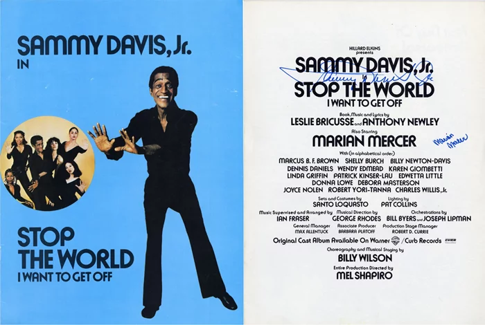 Sammy Davis Jr. autograph