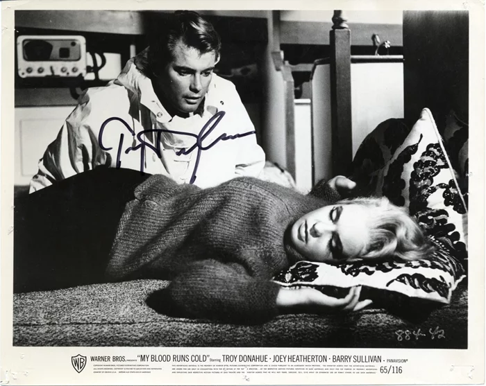 Troy Donahue autograph