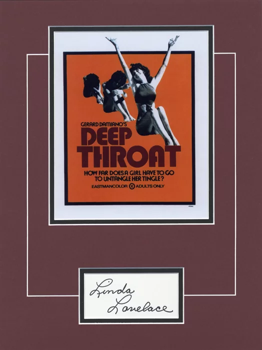 Linda Lovelace autograph