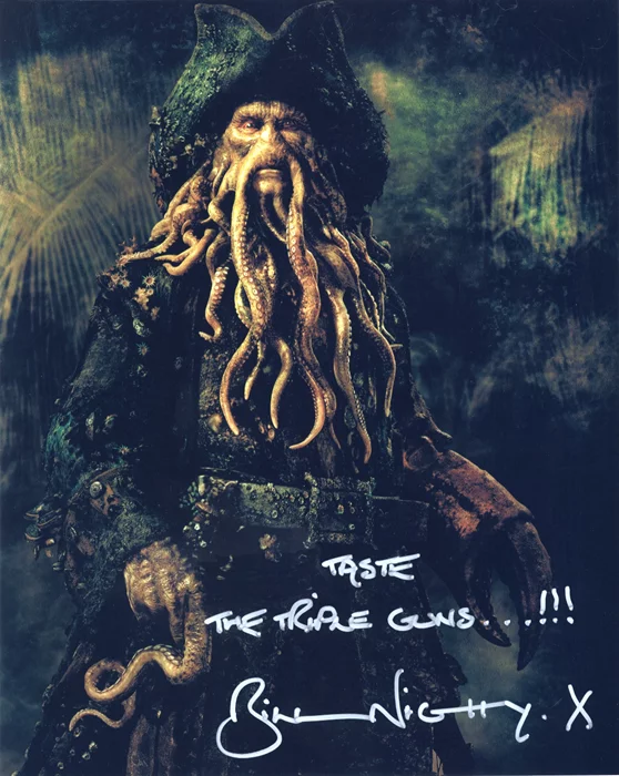 Bill Nighy autograph