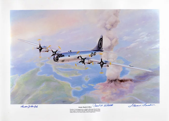 Enola Gay autograph