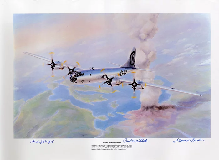 Enola Gay autograph