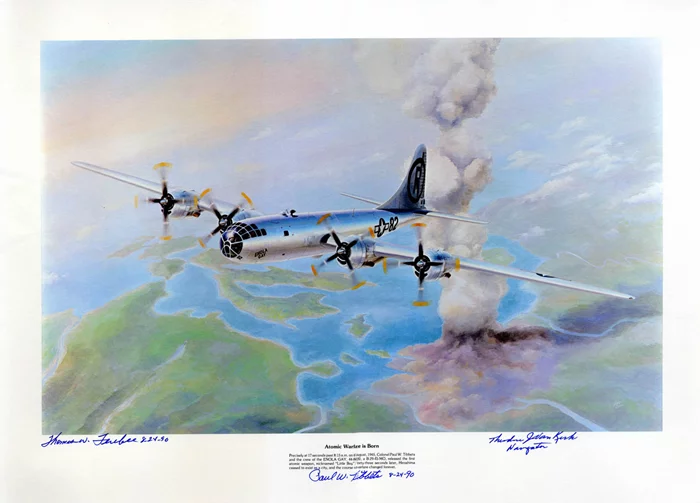 Enola Gay autograph