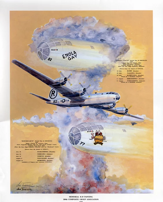 Enola Gay autograph