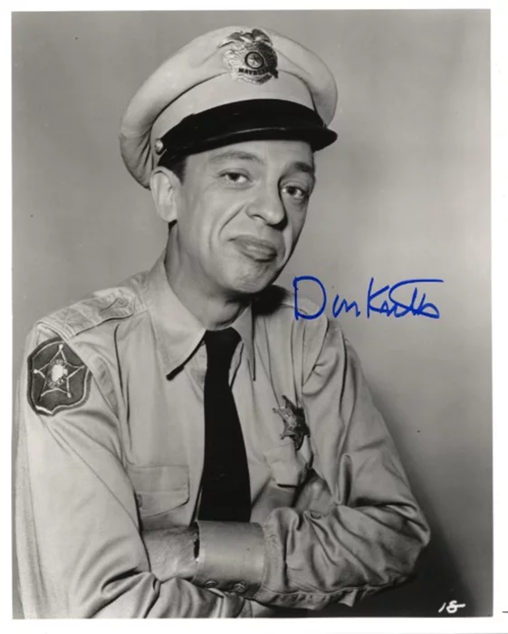 Don Knotts autograph
