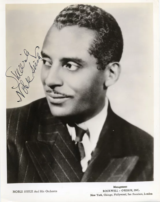 Noble Sissle autograph