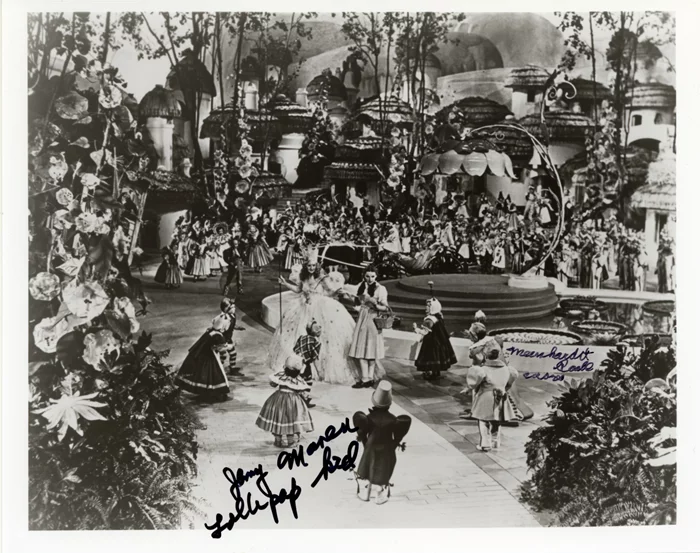 Jerry Maren & Meinhardt Raabe autograph