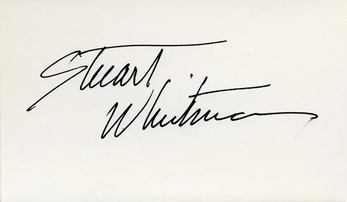 Stuart Whitman autograph