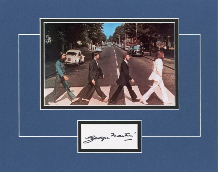 George Martin autograph