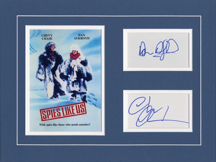 Spies Like Us autograph