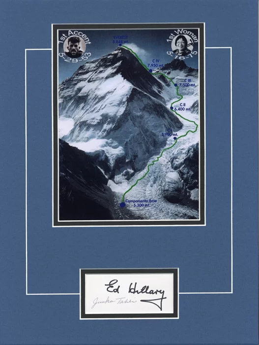 Mt. Everest Exploration autograph