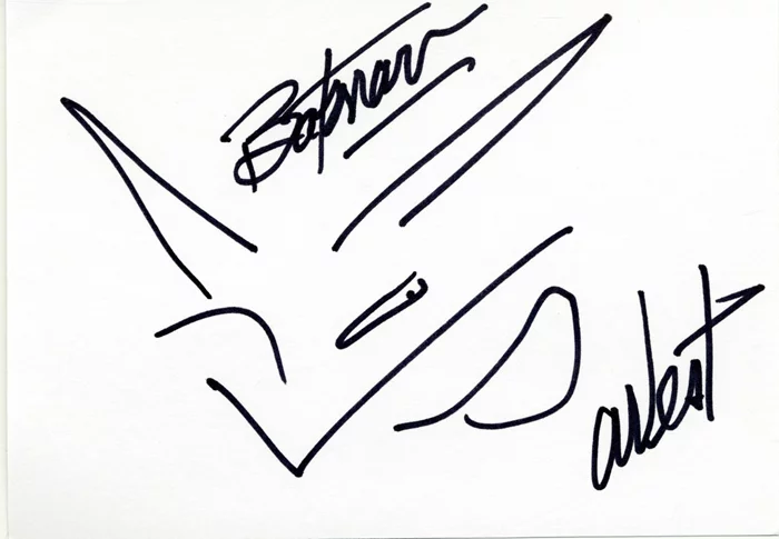 Adam West autograph