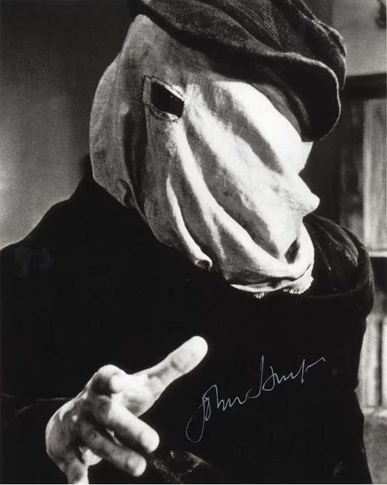 John Hurt autograph