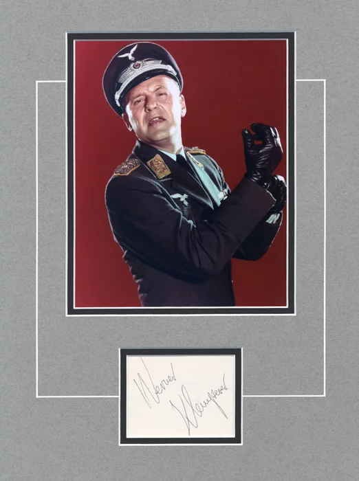 Werner Klemperer autograph