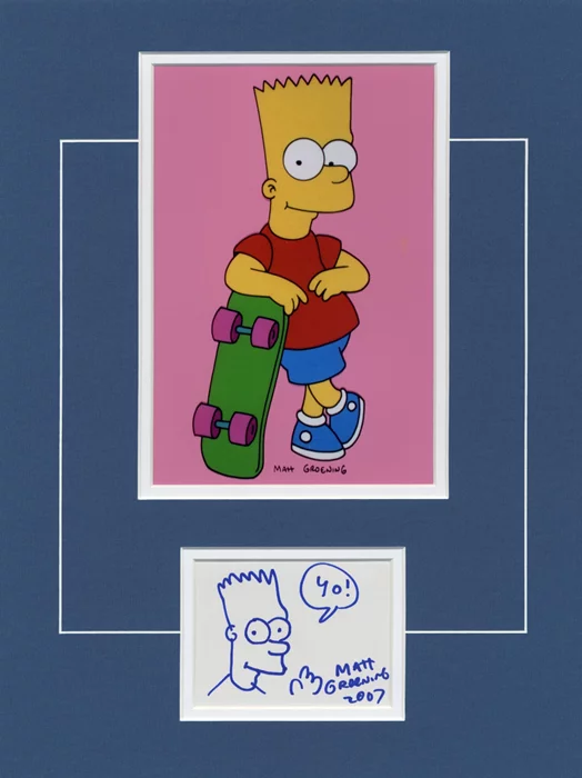 The Simpsons autograph