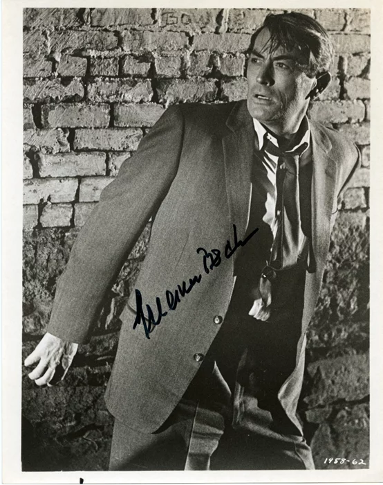 Gregory Peck autograph