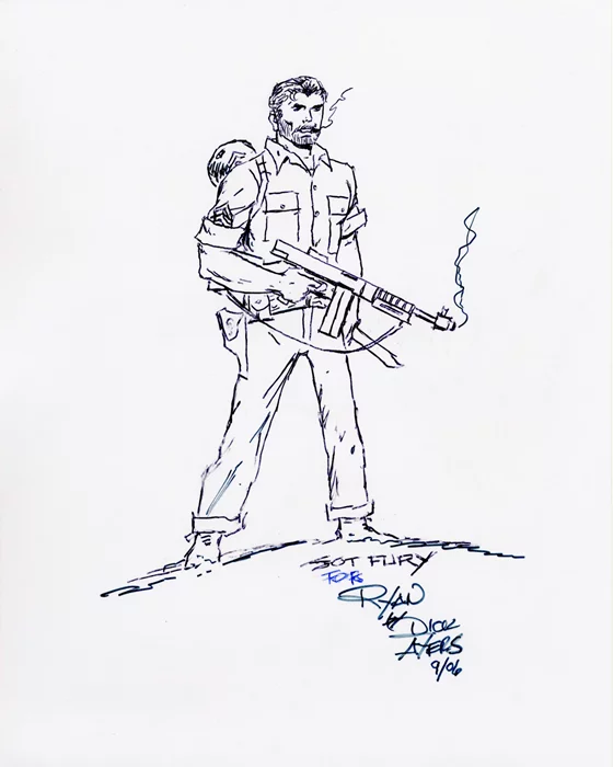 Dick Ayers autograph