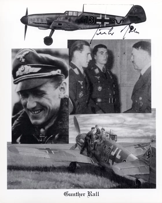 Gunther Rall autograph