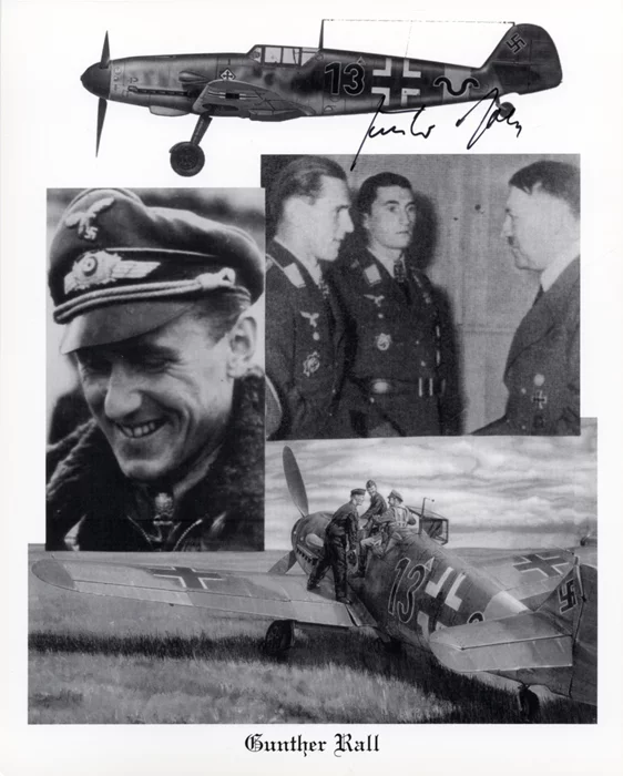 Gunther Rall autograph
